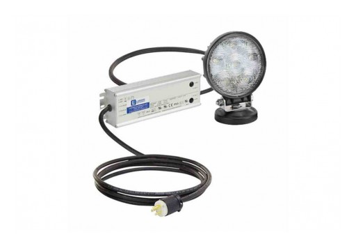 Larson Electronics Releases 27W Portable LED Light W/ Magnetic Base, 120-277V AC, 2,160 Lumens