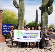 Phoenix WILPF members celebrate Earth Day 2017