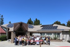 Good Samaritan held a solar ribbon-cutting ceremony on Sunday 