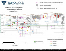 Tonogold Phase 1 Drill Program