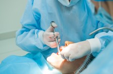 Dentist Working on a Patient