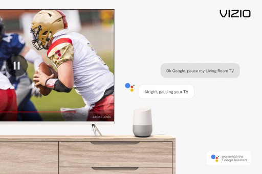 VIZIO SmartCast(TM) TVs Expand Voice Control Capabilities With New Google Assistant Actions