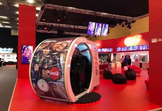 Coca Cola utilizes the MX4D Motion EFX Lobby POD