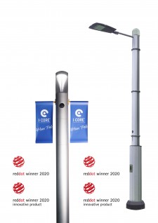 iCore Smart IoT Poles win Red Dot