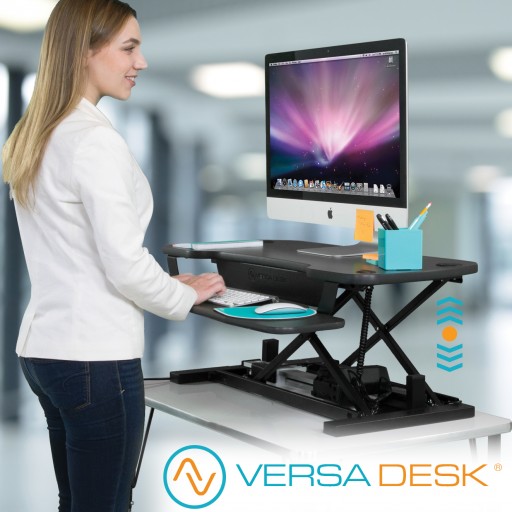 VersaDesk Compared to Varidesk? CEOs Choose Push-Button Electric Height Adjustable VersaDesk