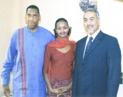 Anthony "Amp" Elmore travel to Kenya in January of 2005. He stopped by the office of Najib Balala to thank him for come to Memphis in April of 2004.