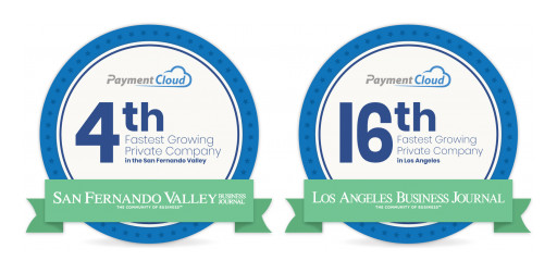 LA and SFV Business Journals Rank PaymentCloud Among Fastest Growing Companies