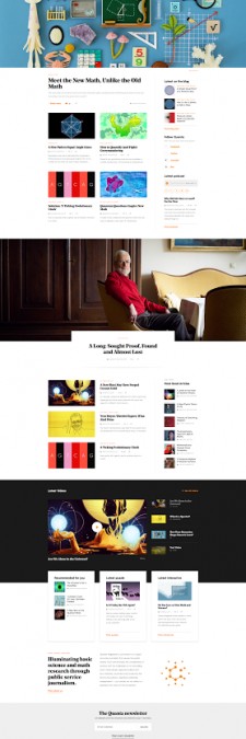 Quanta Magazine Homepage