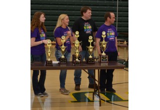 Guy Hokanson & Others Prepare to Present Trophies