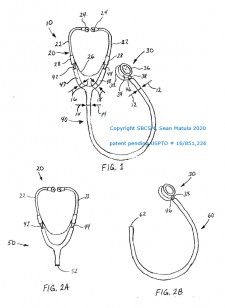 STETHOSCOPE ACOUSTIC TUBING THAT IS DISCONNECTABLE INTO SEPARATE SEGMENTS