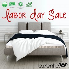 Essentia Organic Mattress Labor Day Sale