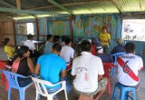 Scientology Volunteer Ministers delivered courses and  workshops to groups in the town of Puerto Nariño on the Colombian Amazon.