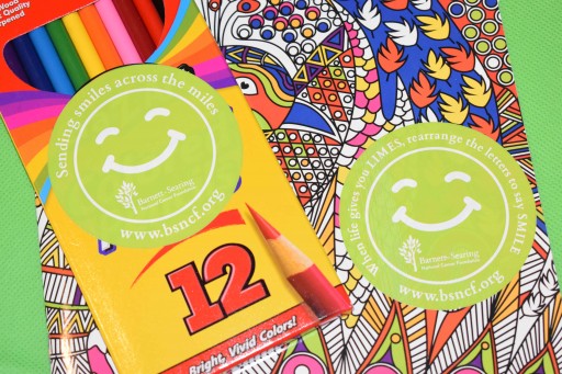 Teaming Up to Increase Exposure and Smiles, the Barnett-Searing National Cancer Foundation and Websticker Use Stickers to Help Cancer Patients