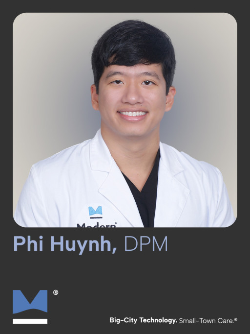 Phi Huynh, DPM, Joins Modern Foot & Ankle, Expanding Services in Houston, Texas