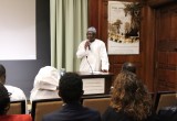 His Excellency Sheik Omar Faye, Ambassador of The Gambia to the United States spple at a Black History Month forum February 12, 2106 at the Church of Scientology National Affairs Office in Washington, D.C.