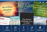 Subliminal Vision Boards App Menu Options