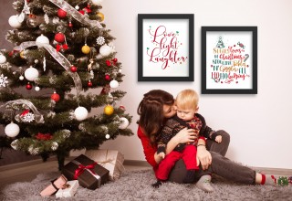  Wall Art from the Christmas Joys Collection