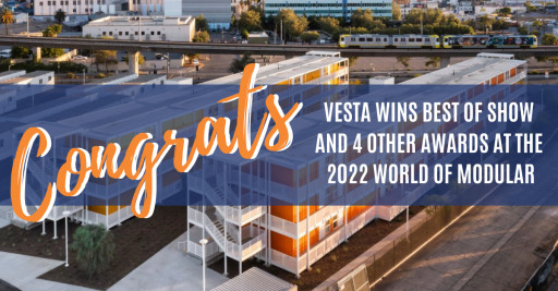 VESTA Modular Wins 5 Awards at the Modular Building Institute's World of Modular 2022