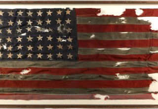 Historically Important WWII D-Day Flag of LCT 530 - Utah Beach, Normandy - to Sell at Public Auction