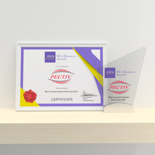 PECTIV's Next-Generation Nanotechnology Sanitary Pads Awarded Most Innovative Sanitary Pad for 2021