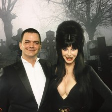 Brian Evans & Elvira celebrate the release of "Creature," the new Halloween song taking the holiday by storm