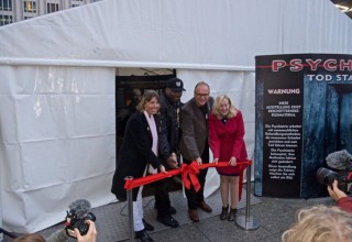 CCHR opened its Psychiatry: An Industry of Death exhibit on Potsdamer Platz in Berlin.