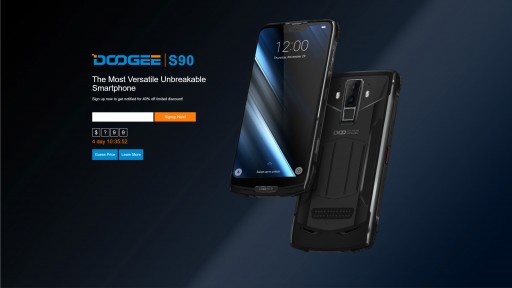 The All-in-One DOOGEE S90 Modular Rugged Phone Will Be Debuted at Crowdfunding Platform