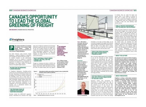 Beyond G7, Canada's Opportunity to Lead the Global Greening of Freight