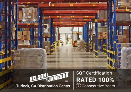 Nelson-Jameson’s California Distribution Center Receives Seventh Consecutive 100% Score in Safe Quality Food Program