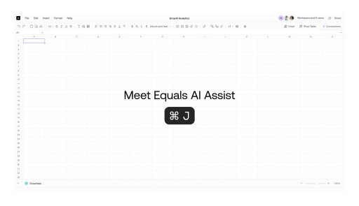 Equals Launches the First Native AI Assistant for Spreadsheets