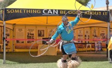 Native American dance troup performs at grand opening of Volunteer Ministers Cavalcade