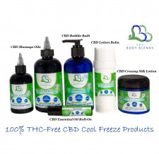 CBD Body Blends Cool Freeze Product Line