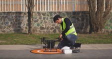 Box for transporting swabs and medicines with drone in the coronavirus outbreak areas