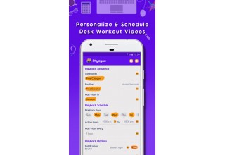 Schedule Desk Workout Videos