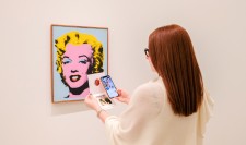 Blue Bite Experience at Lévy Gorvy's Warhol Women Exhibition