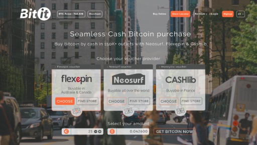 Bitit's New Partnership With Cashlib Adds Over 35000 Instant Bitcoin by Cash Purchase Outlets in Europe