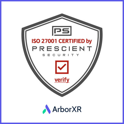 ArborXR Achieves Certification to ISO 27001: Ensuring Enterprise-Grade Data Security for XR Deployments