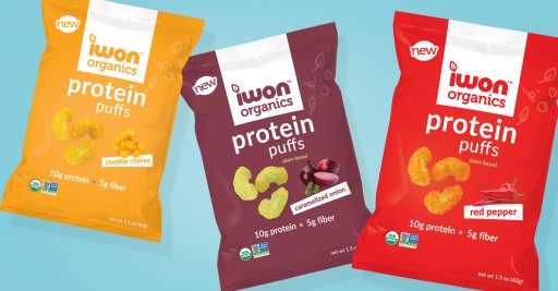 IWON Organics Releases New Protein Puff Snack Nationally