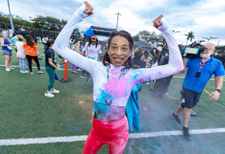 Betty Davis at the Color Run