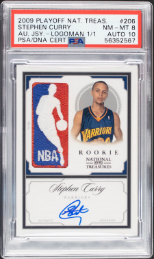 Stephen Curry 2009 National Treasures Logoman 1/1