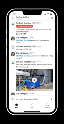 BizStack AI Assistant Alert Feature
