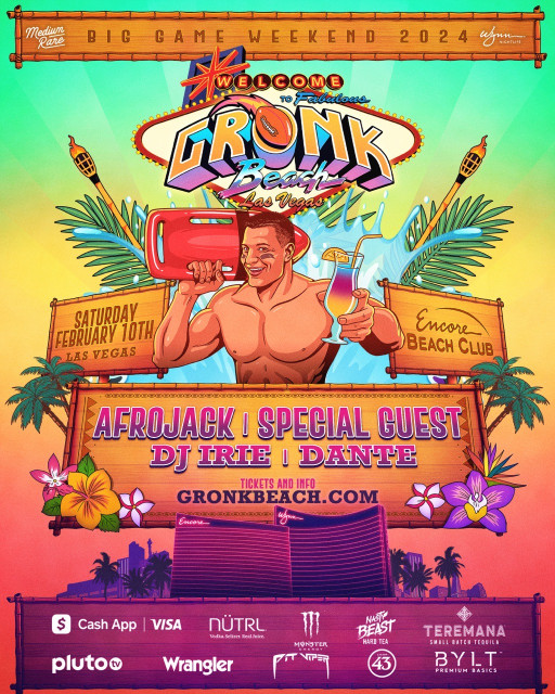 Rob Gronkowski’s 'Gronk Beach' Set to Invade Big Game Weekend in Las Vegas
