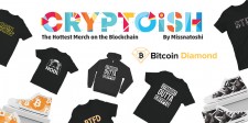 CRYPTOiSH Apparel and Bitcoin Diamond Logo