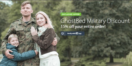 GhostBed, the Online Mattress Company With 20,000 Reviews, Launches an Exclusive 15% Off Discount to All Military