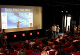Young filmmakers from Rome schools competed in a human rights film festival. They were introduced to human rights by Youth for Human Rights International