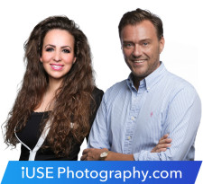 Owners of iUSEphotography.com - Sanela Ebbeskov Jankovic and Morten Ebbeskov Jankovic