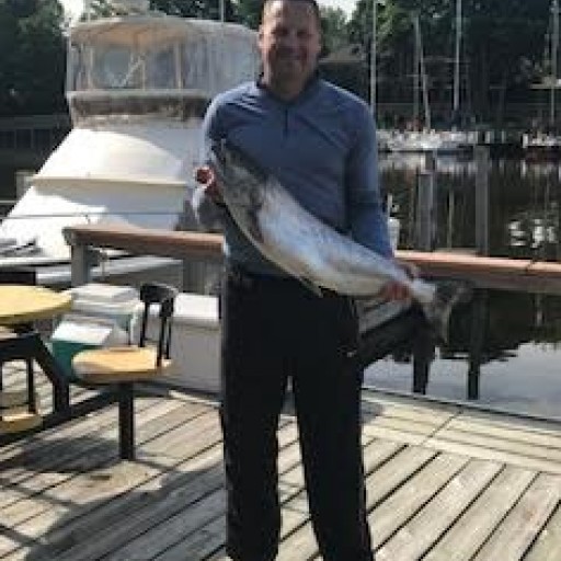 Ian Robert Nelms Wins the Manistee Fishing Tournament