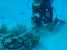 treasure hunter Ben Benson on shipwreck Maravillas