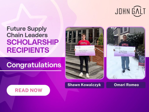 John Galt Announces Bi-Annual Scholarship for Future Supply Chain Leaders Recipients: Shawn Kowalczyk and Omari Romeo