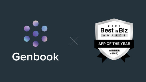 Genbook Wins App of the Year (SMB) in 10th Annual Best in Biz Awards